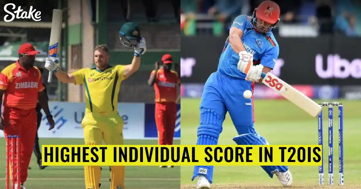 Highest t20i individual score