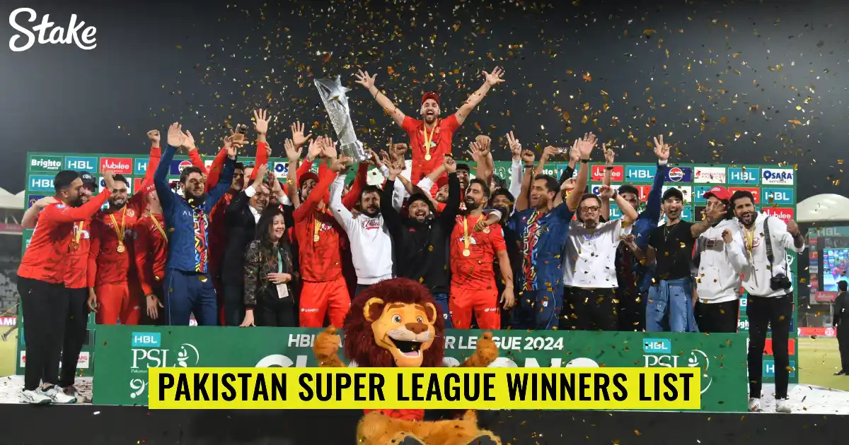PSL Winners List