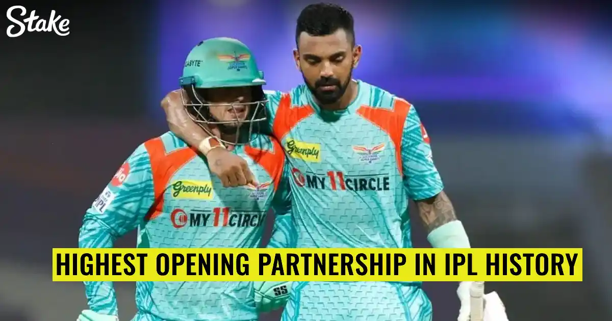 IPL highest opening partnerships
