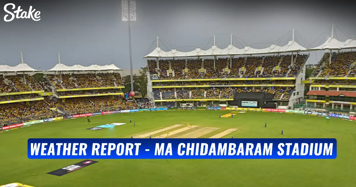 CSK vs PBKS Weather Forecast