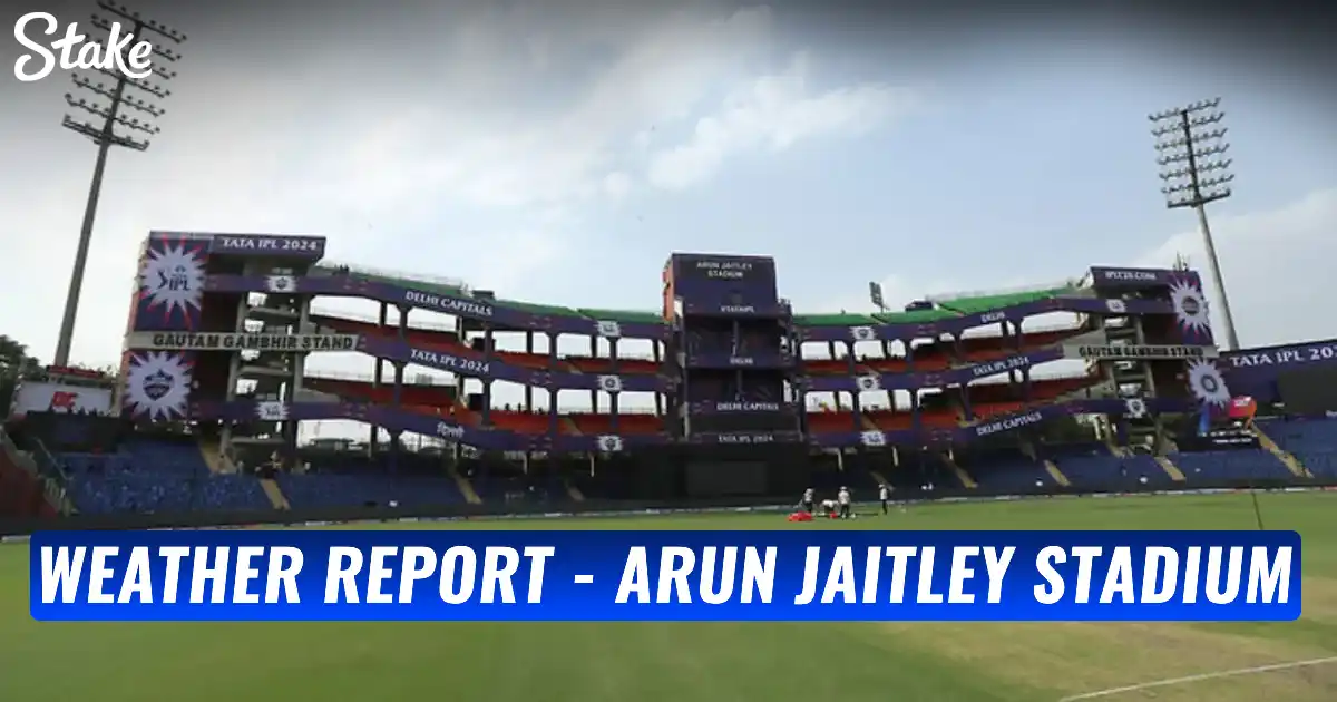 DC vs RCB Weather Forecast