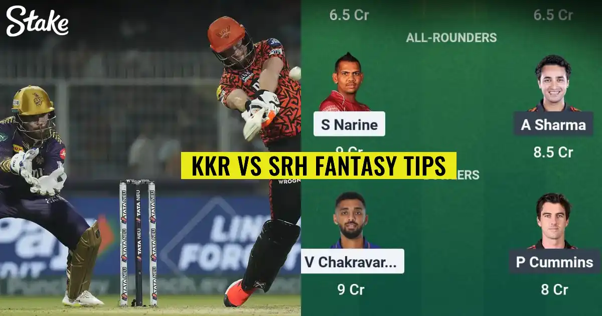 KKR vs SRH Dream11 Fantasy Tips