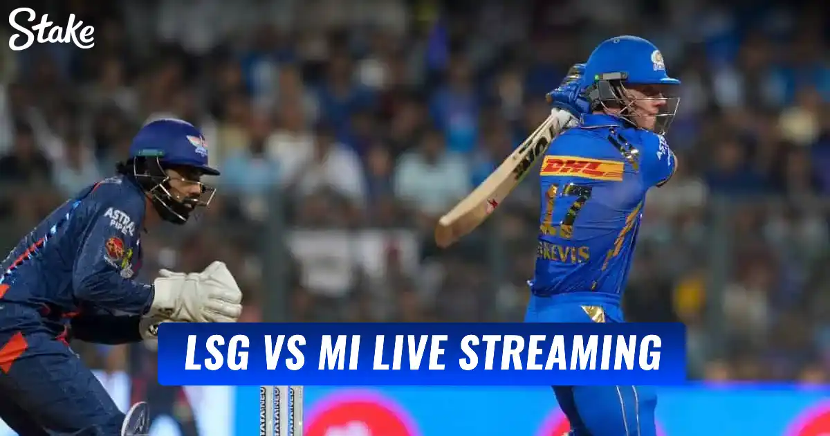 LSG vs MI 2025 Live Streaming