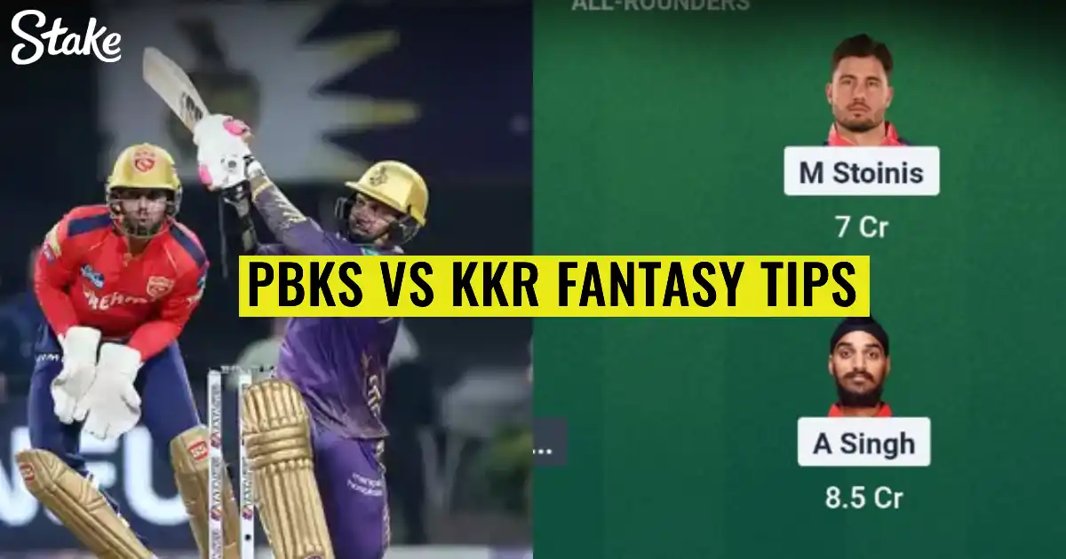 PBKS vs KKR Dream11 Fantasy Tips