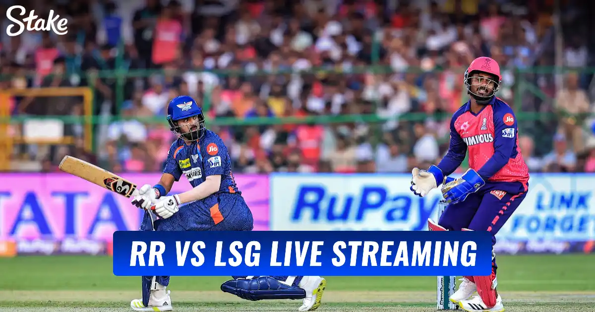 RR vs LSG 2025 Live Streaming
