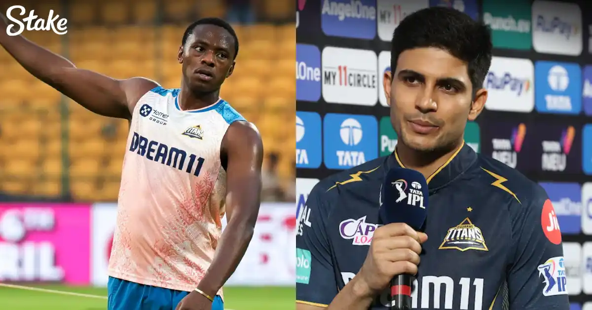 Shubman Gill on Kagiso Rabada