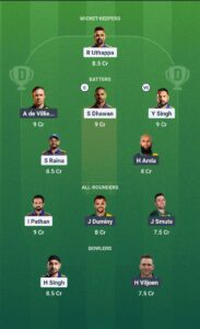 IAC vs SAC Today Grand League Team