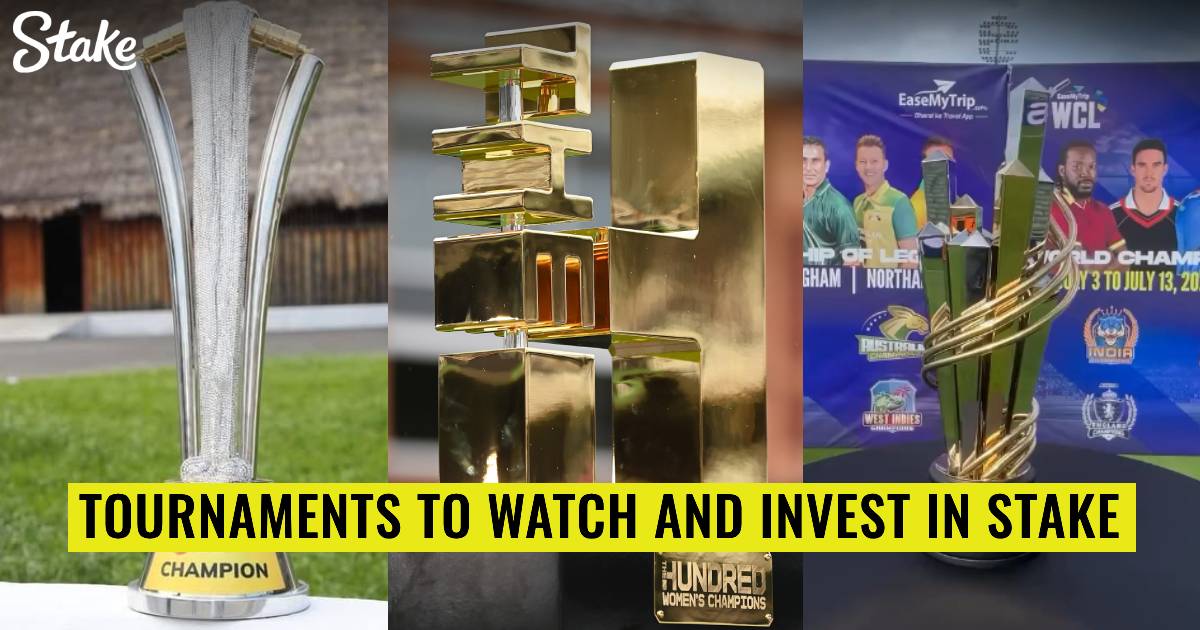 3 Tournaments Invest on Stake Next 30 days