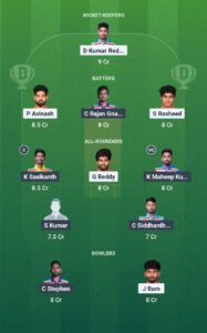 ROR vs TBW Today SL Team