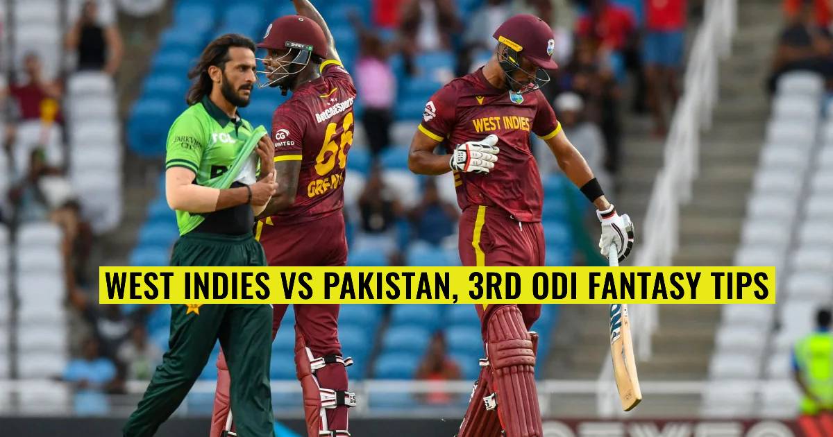 WI vs PAK 3rd ODI fantasy cricket tips