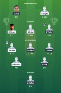 NDT vs PD Today SL team